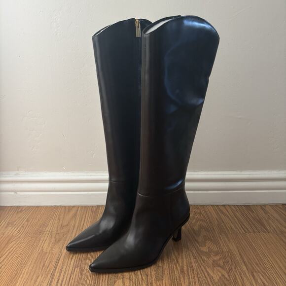 Vince Camuto Shoes - Vince Camuto Black Knee High Boots, Womens Size 6.5 Leather NWOB x Emily Travis